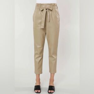 Dolce Cabo Faux Leather Paper Bag Pants